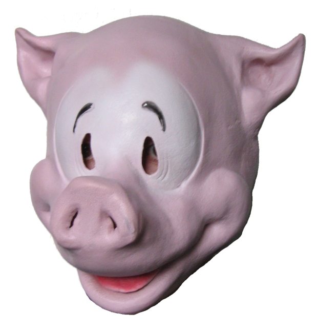 Comic Pig Latex Mask
