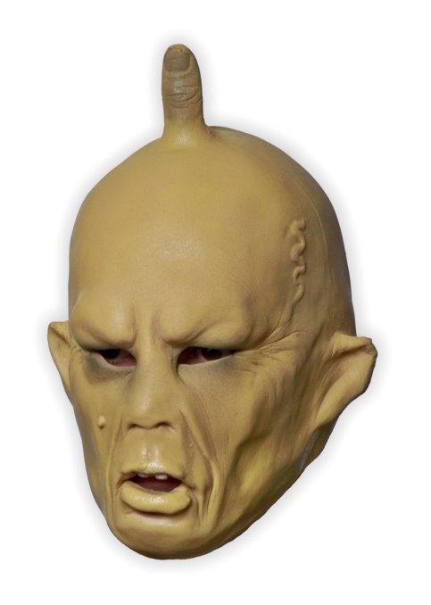 Stinkefinger Maske aus Latex 