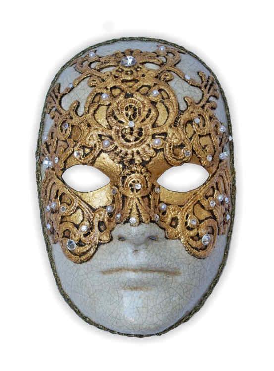 Mascara Veneciana Oro para Hombre 