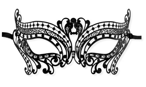'Party Girl' Mask Filigree Metal : mask-shop.com