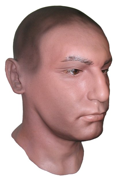 plastic mask realistic human face